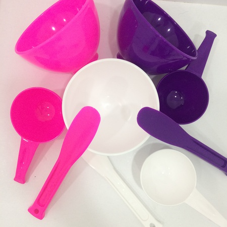 Plastic mixing kits