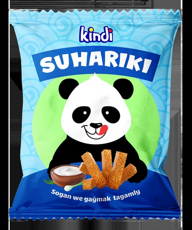 Croutons 30 gr, with onion and sour cream flavor