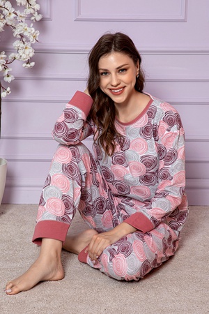 Bayan Pijama Takımı - Kışlık - Mevsimlik - S-M-L-XL