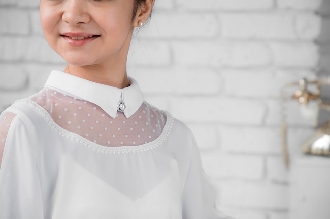 Школьная подростковая блузка