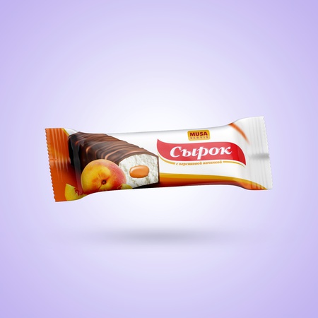 Сырок "MUSA" с персиковой начинкой
