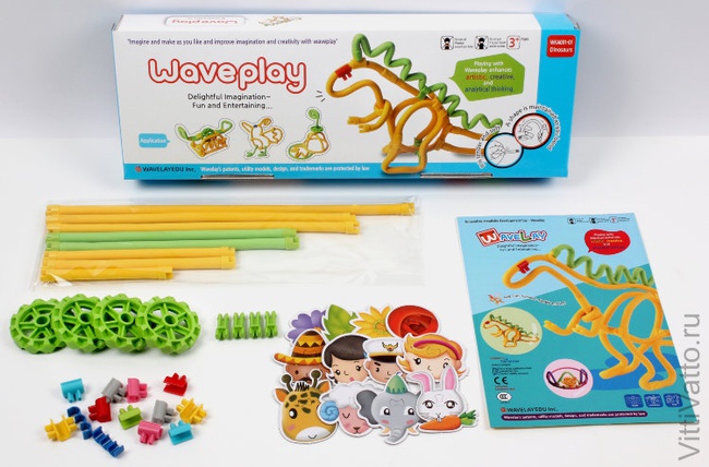 Набор конструктора Waveplay 10-A Toy set