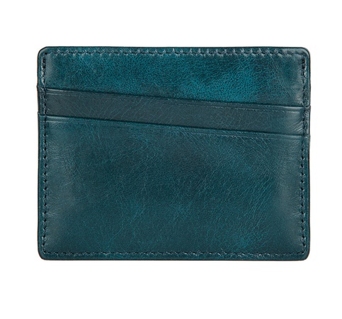 Leather short wallet