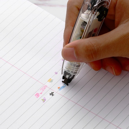 Çizimlerle dekoratif kırtasiye barkod bandı