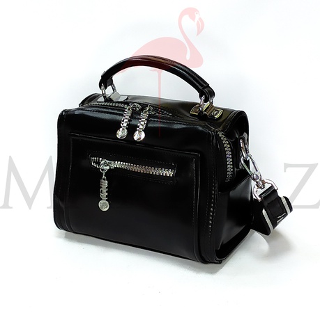 Bayan çantası Beyaz / Siyah / Kahverengi