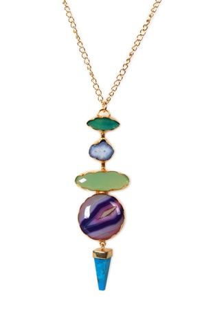 ОЖЕРЕЛЬЕ "МЕЧТА" ИЗ НАТУРАЛЬНЫХ КАМНЕЙ ВСЕГДА РАСПРОСТРАНЯЕТ ПОЛОЖИТЕЛЬНОСТЬ