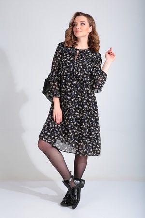 Платье 420-121 черный