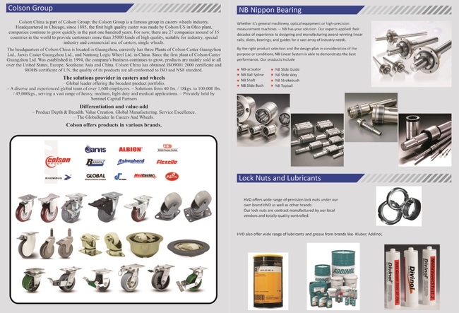 Валы из твердого хрома, Подшипники, Шариковые передаточные устройства, Ролики, Направляющие LM, Шариковый винт, Прецизионные подшипники