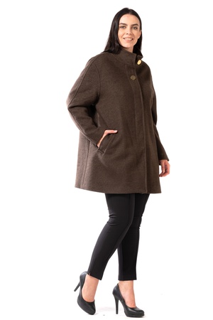 Büyük Beden Kaşe Hakim Yaka