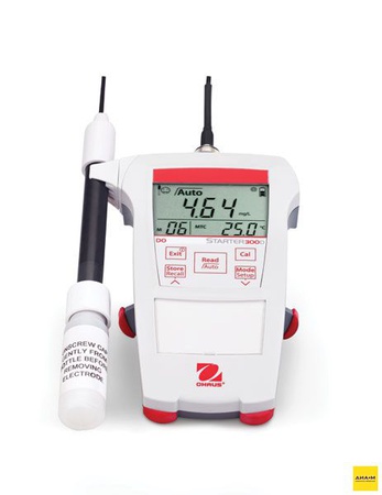 Oxygen meter, 0.0-400%, with STDO11 electrode