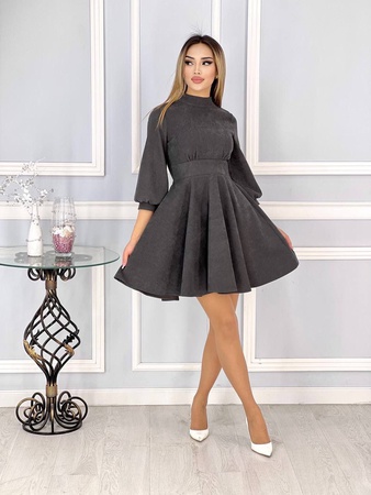 Платья из микро-вельвета, размерный ряд 42/48