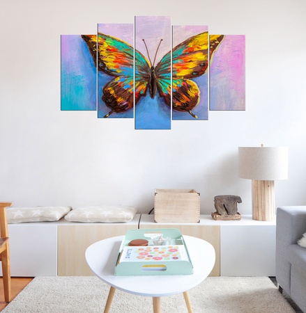 5 parçalı mdf tablo