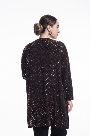 Кардиган с блестками