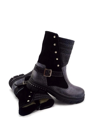 Кожаные зимние сапожки Tobi 32-37