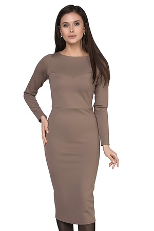 Göğsü kıvırcık kesimli elbise