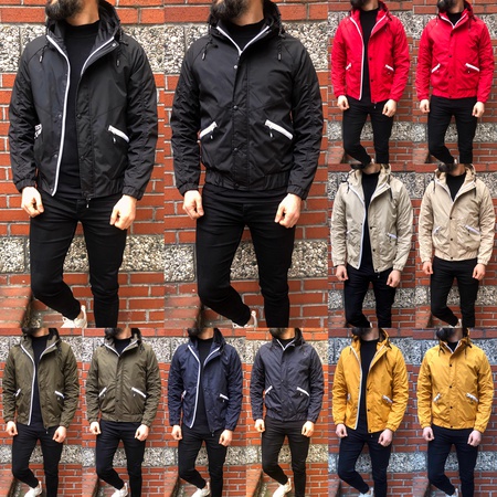 iga модный мужской плащ с капюшоном сезонные пальто