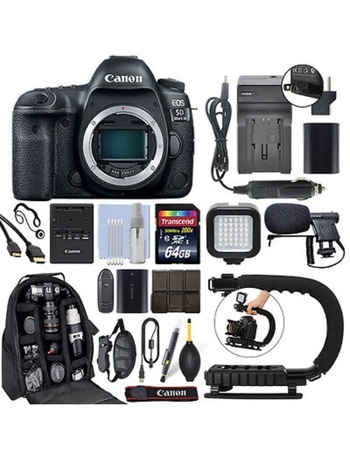 Canon EOS 5D Mark IV Full Frame Digital SLR Camera with EF 24-105mm II USM Lens