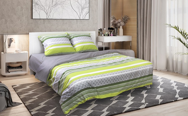 KPB Ailesi poplin Stella 6213 menekşe