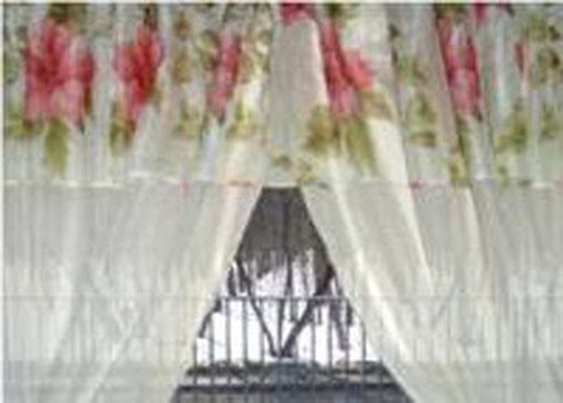 Готовые шторы красный шампань