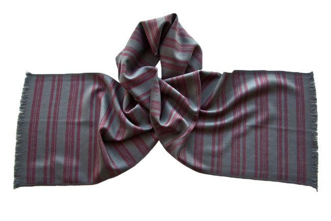 Italian silk and wool scarves for men