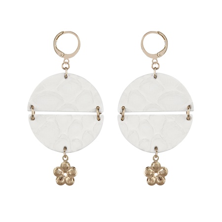 W-118B-SN Yılan Derisi küpe