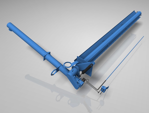 Loader for seeders ZSNB-25 (KAMAZ side-dump truck)