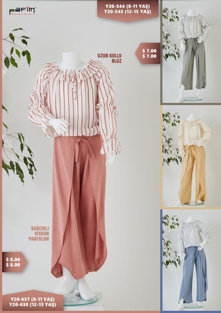 Блузка с длинными рукавами