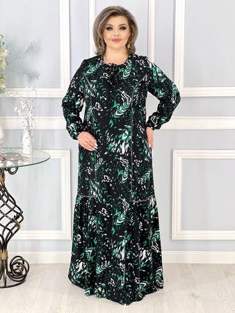 Нарядное платья с шнуровкой по вороту