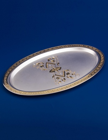 Серебряный винный набор № 27 "Свадебный"