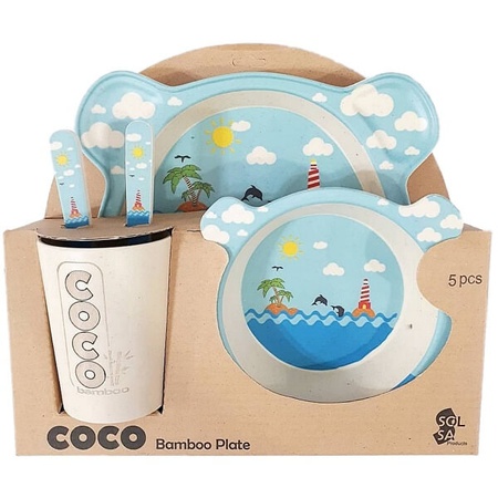 bamboo fiber plate kids