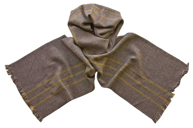 Italian silk and wool scarves for men