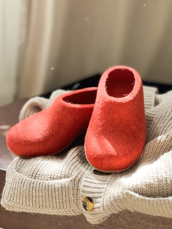 Войлочные тапочки Orange