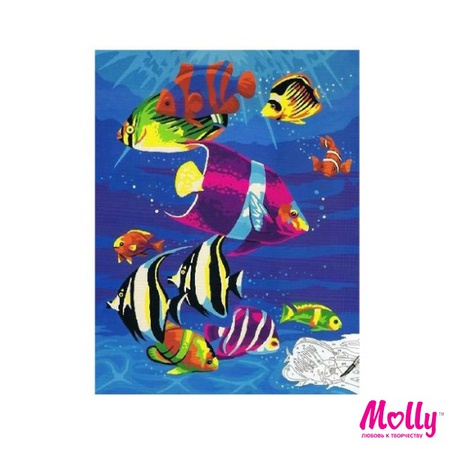 Картина по номерам Подводный мир