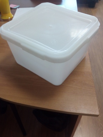 Куботейнер 12л, 23л, пищевой с плотной крышкой, под мед, икру, разносолы