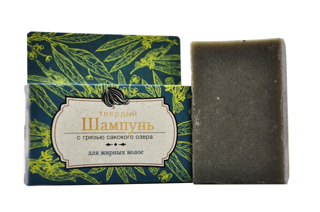 ТВЕРДЫЙ ШАМПУНЬ НА ОСНОВЕ ГРЯЗИ САКСКОГО ОЗЕРА