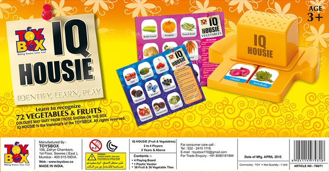 Фрукты и овощи - IQ Housie