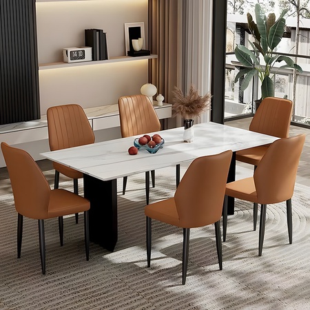 人造皮革软餐椅