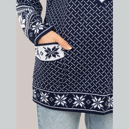 女式束腰外衣芬兰蓝