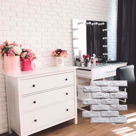 Гипсовая декоративная 3d панель «Кирпичи»