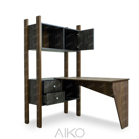 Стеллаж с угловым столом AIKO OTTO