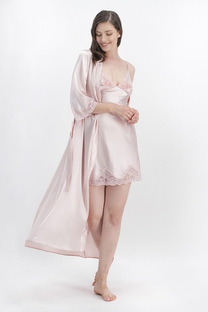 Женское шелковое белье из сатина