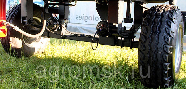 Ось тракторного прицепа ADR тормозная