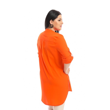 Büyük Beden Cepli Gömlek