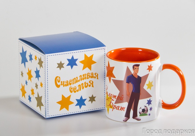 КРУЖКА ПОДАРОЧНАЯ ЗОЛОТОЙ БРАТ