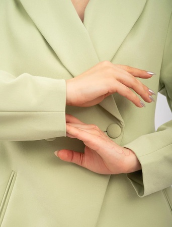 Пиджак приталенный оверсайз