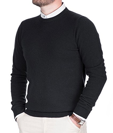 % 100 doğal kaşmirden yapılmış erkek süveter.