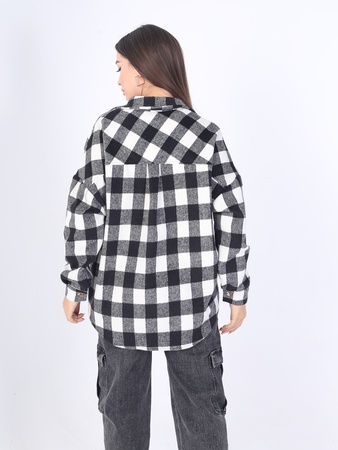 Kadın büyük boy sıcak gömlek