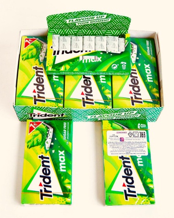 Trident max 27g şekersiz sakız Nane