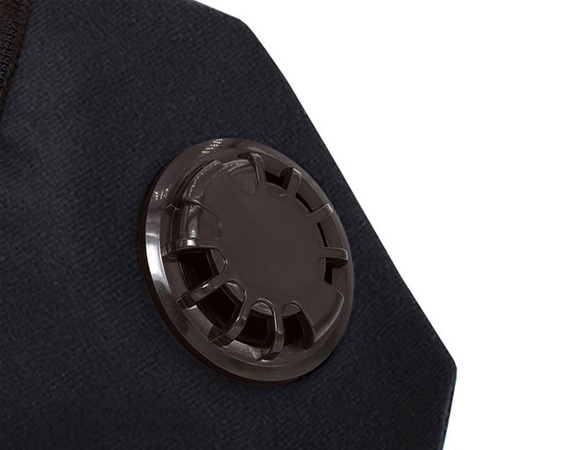 The BASIC Black, Equivalent to N95, Mask with Carbon Filter, 99% filter Viruses, FFP2 Certified Mask, Lighter Premium Mask, Mask with Valve