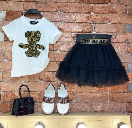 FENDI Комплект Белый Мишка